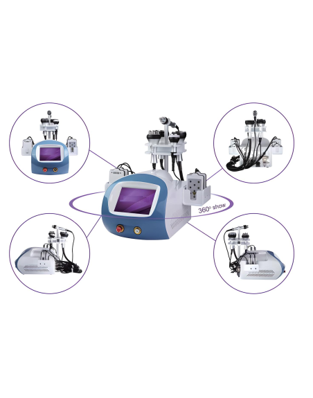 5 EN 1 MULTIFUNCIONAL CAVITACIÓN-RF-LIPOLASER-VACUUM